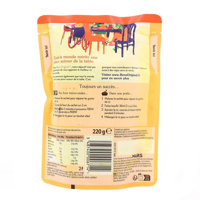 3487400006714 - Ben's Original - Riz Micro-Onde Express aux Légumes du Soleil