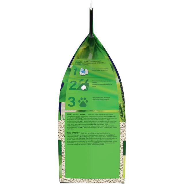 4008429117114 - Catsan - Litière Végétale Agglomérante Naturelle pour chat