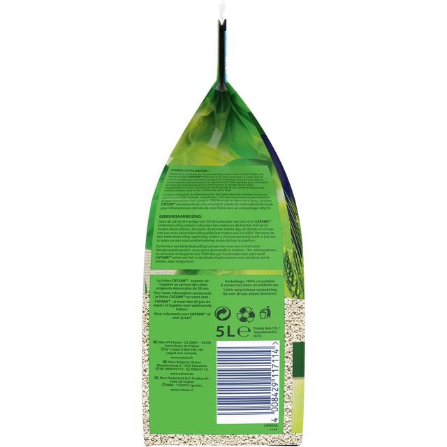 4008429117114 - Catsan - Litière Végétale Agglomérante Naturelle pour chat