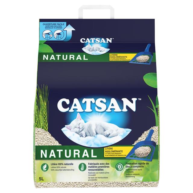 4008429117114 - Catsan - Litière Végétale Agglomérante Naturelle pour chat