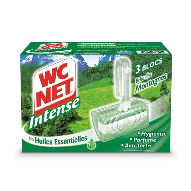 3346028787514 - WC net - Bloc WC intense brise des montagnes aux huiles essentielles