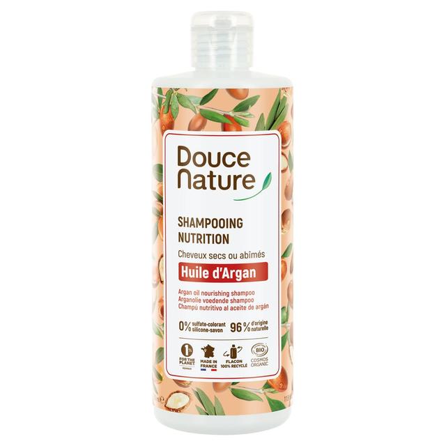 3517360027914 - Douce Nature - Shampoing Argan Cosmébio cheveux secs et abimés