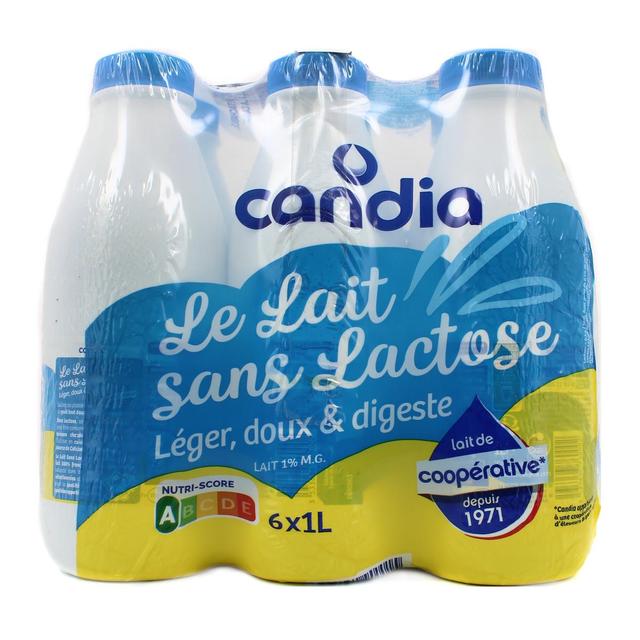 3533630900015 - Candia - Lait sans lactose 1%mg