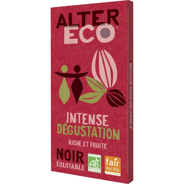 3700214610015 - Alter Eco - Commerce Equitable - Chocolat Noir Intense Dégustation 60% Cacao Bio du Pérou