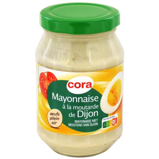 3257984410715 - Cora - Mayonnaise à la moutarde de Dijon