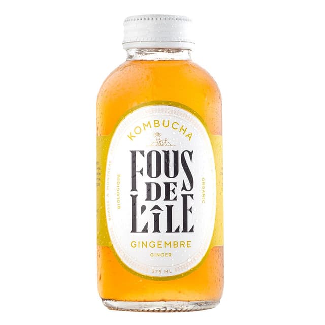 3770015551015 - Fous de L'Ile - Kombucha Gingembre Bio