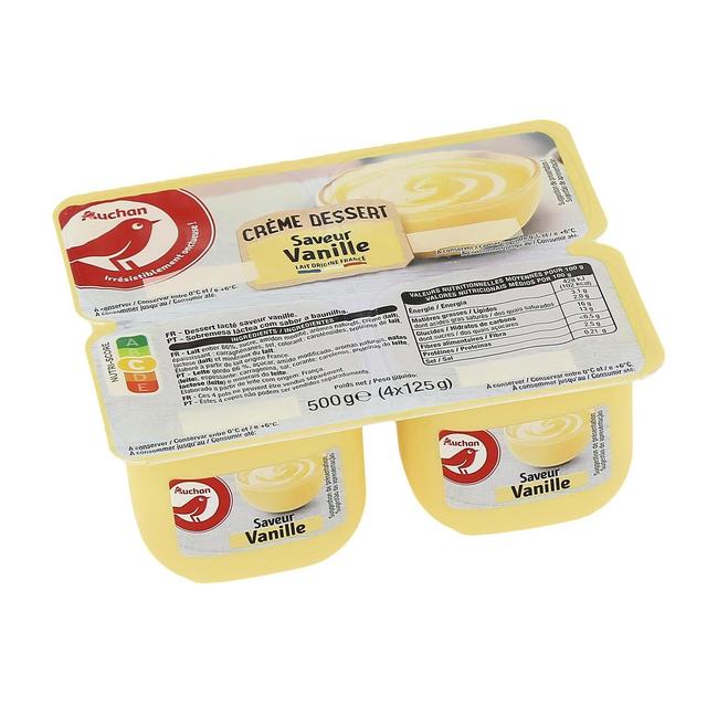 3596710541515 - Auchan - Crème dessert saveur vanille