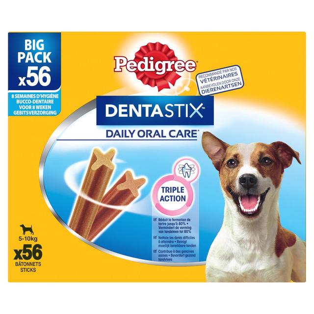 5010394001915 - Pedigree - Dentastix Daily Oral Care - Bâtonnets Hygiène Bucco-Dentaire pour petit chien x56