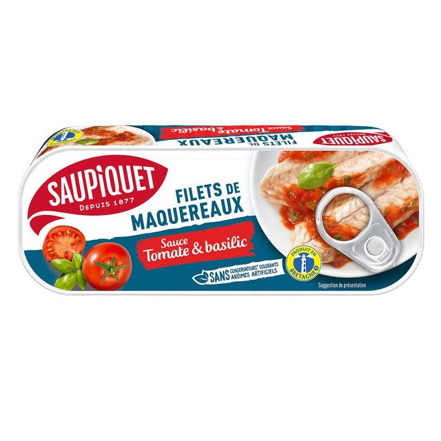 3165957222015 - Saupiquet - Filets de Maquereaux Sauce Tomate et Basilic