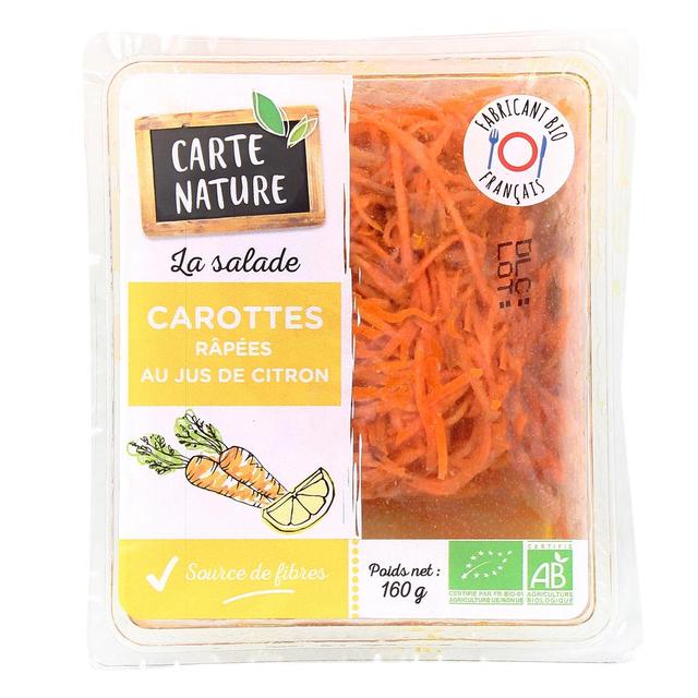 3760018883015 - Carte Nature - Carottes Fraîches Râpées Bio