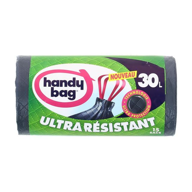 3557880353315 - Handy Bag - Sacs poubelle 30L avec poignées coulissantes ultra protection