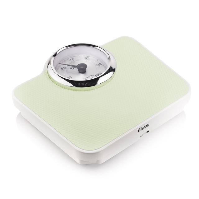 8713016024015 - Tristar - Pèse-personne mécanique Trapèze Vert, Blanc WG-2428