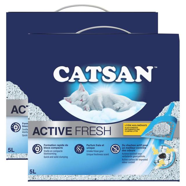 2050000394515 - Catsan - Litière Minérale Agglomérante Active Fresh pour chat