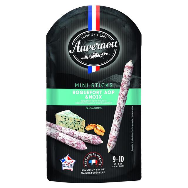 3466250015015 - Auvernou - Mini Sticks Saucison Sec Roquefort AOP et Noix