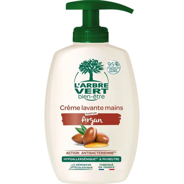 3450601036415 - L'Arbre Vert Bien-Etre - Crème lavante mains aux extraits d'argan