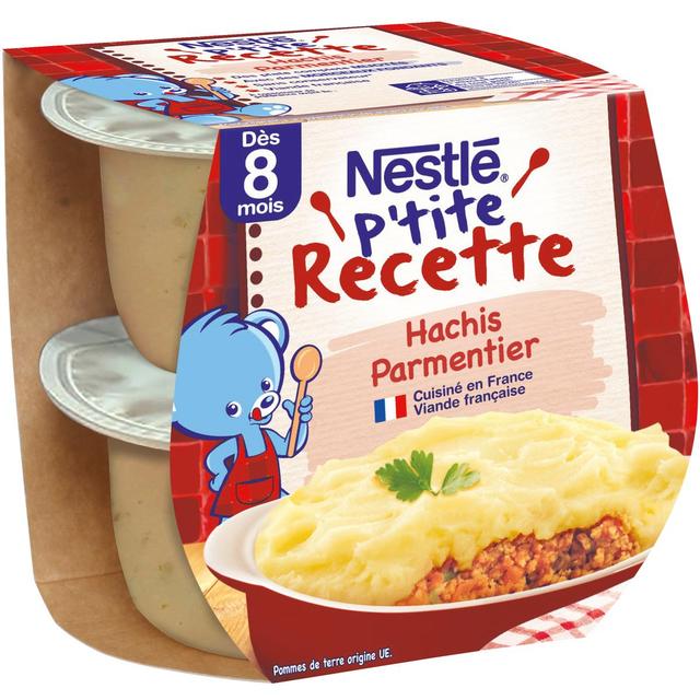 7613035856615 - Nestlé - P'tite Recette - Hachis Parmentier Bol Bébé Dès 8 mois