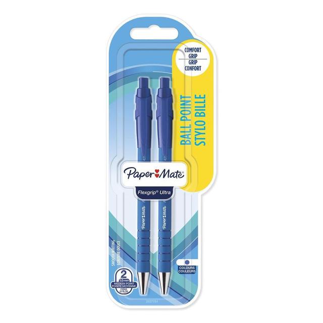 8008285046715 - Paper Mate - Stylo à bille Flexgrip bleu