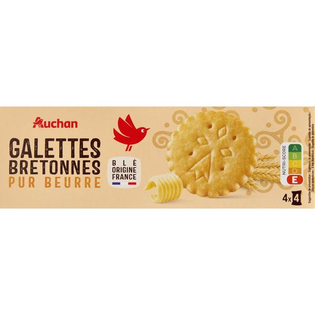 3254560028715 - Auchan - Galettes bretonnes pur beurre