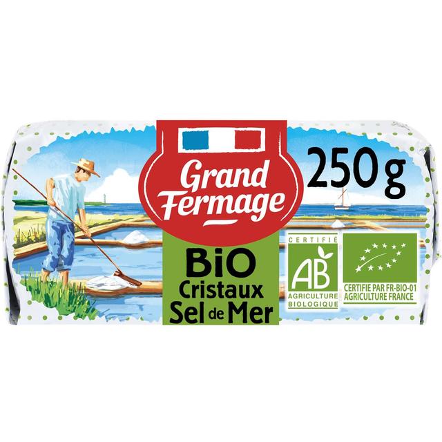 3523230029315 - Grand Fermage - Beurre bio cristaux de sel de mer de Noirmoutier
