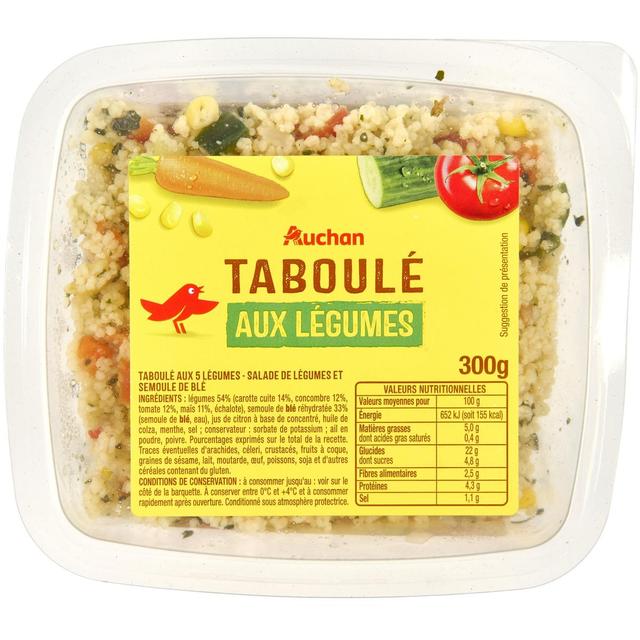 3596710529315 - Auchan - Taboulé aux Légumes