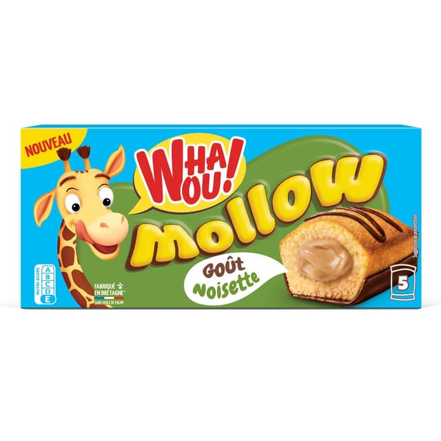 3243610099515 - Whaou - Gâteau Moelleux Noisette Molllow