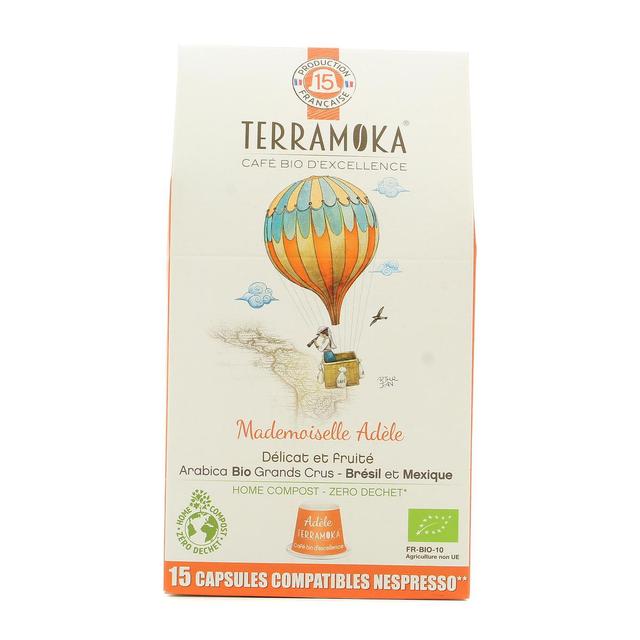 3760264900016 - Terramoka - Café bio Adèle capsule biodégradable sans aluminium