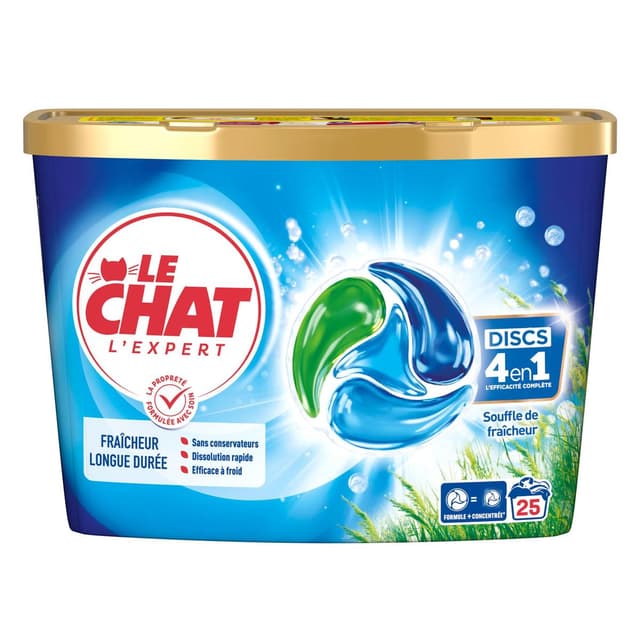 3178041363716 - Le Chat - Lessive capsules 4en1 Souffle de fraîcheur