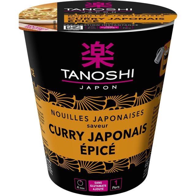 3229820794716 - Tanoshi - Japon - Nouilles Curry Japonais épicé en Cup