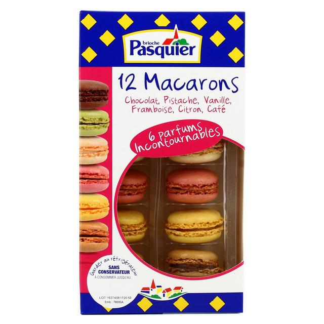 3187670614816 - Pasquier - 12 macarons frais 6 parfums