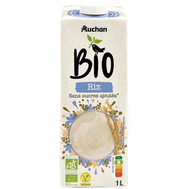 3596710325016 - Auchan BIO - Riz Bio Sans sucres ajoutés Boisson Végétale