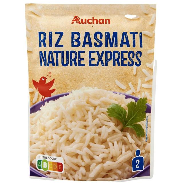 3596710295616 - Auchan - Riz basmati nature micro-ondes express