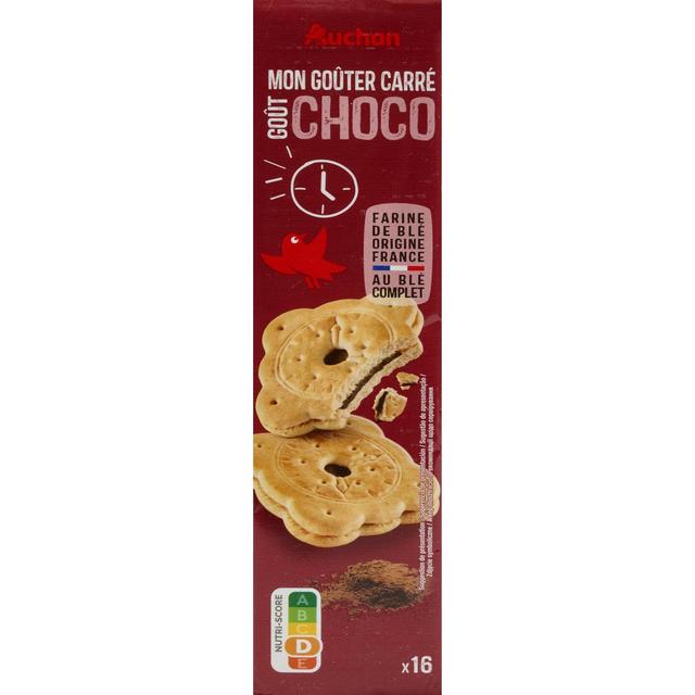 3254560036116 - Auchan - Mon Goûter Biscuits fourrés saveur chocolat