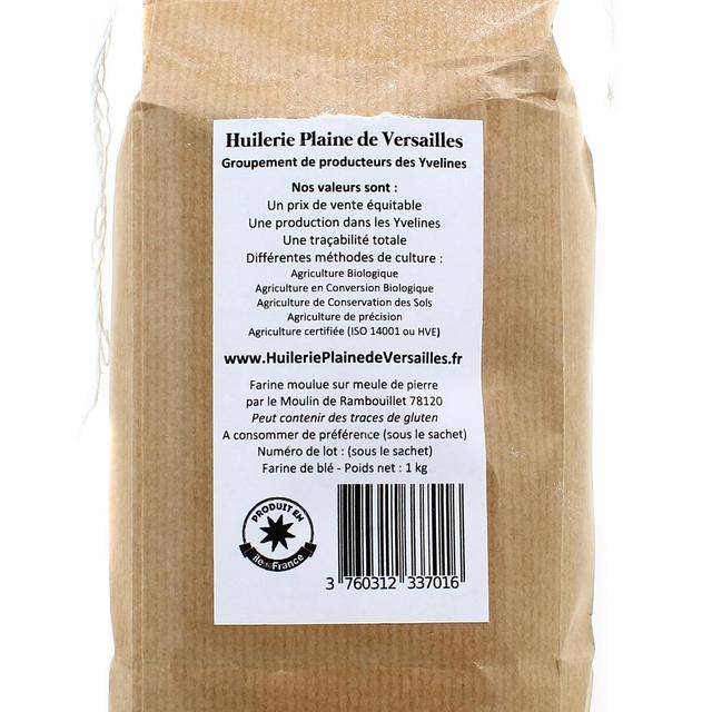 3760312337016 - Huilerie Plaine de Versailles - Farine de blé T80 cultivé dans les Yvelines