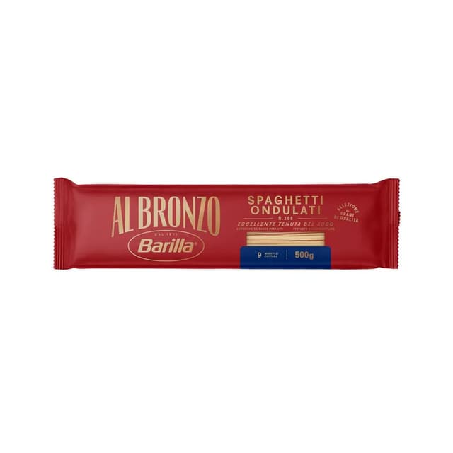 8076809587716 - Barilla Al Bronzo - Pâtes Spaghetti Ondulati Premium