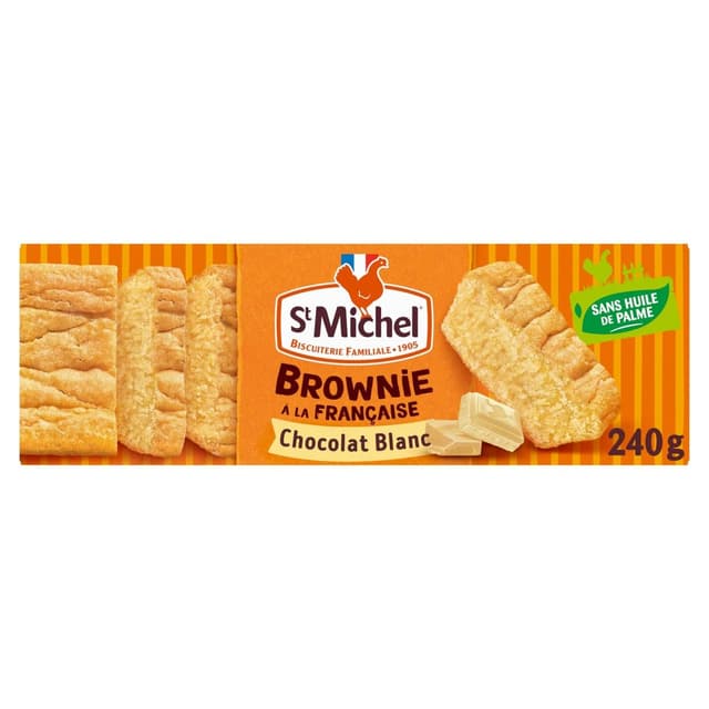 3178530408416 - St Michel - Le brownie chocolat blanc à partager