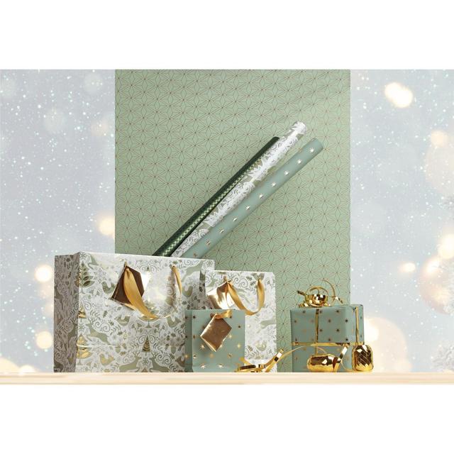 3329682128916 - Clairefontaine - Un rouleau de papier cadeau Premium Noël dans les Bois