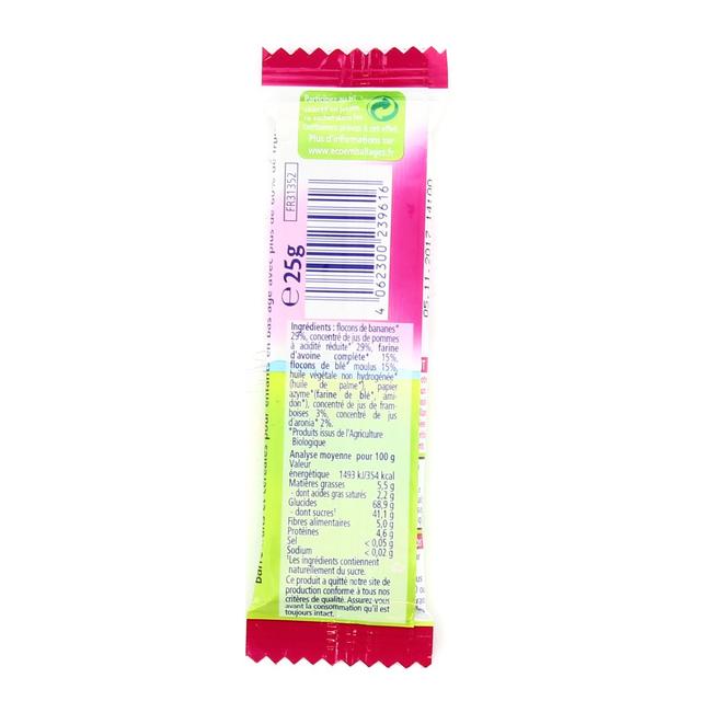 4062300239616 - Hipp - Barre Pommes Fruits rouges et Céréales bio dès 12 mois