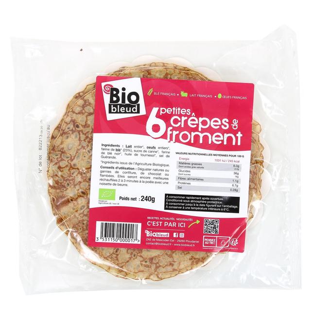 3531150000017 - Biobleud - Petites Crêpes de Froment Bio