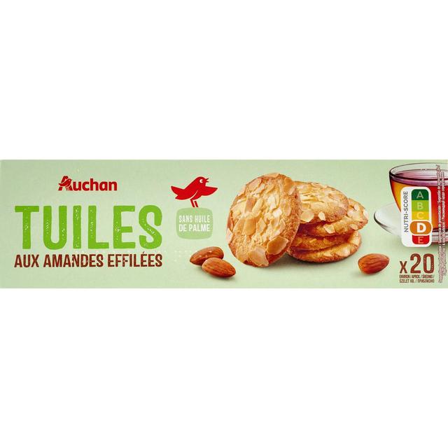3596710470617 - Auchan - Tuiles aux amandes sans huile de palme