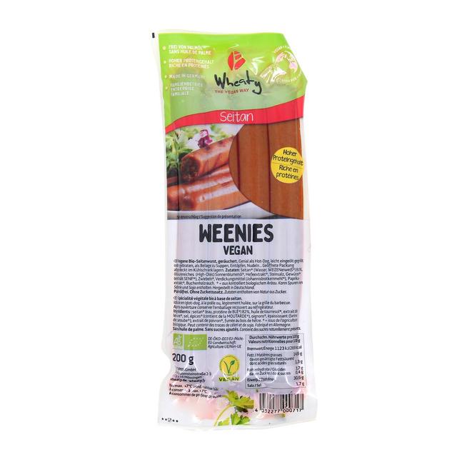 4032277000717 - Wheaty - Végé'Saucisse Bio Weenies