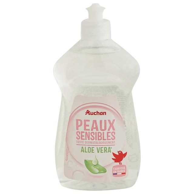 3245678131817 - Auchan - Liquide vaisselle peaux sensibles Aloé Vera