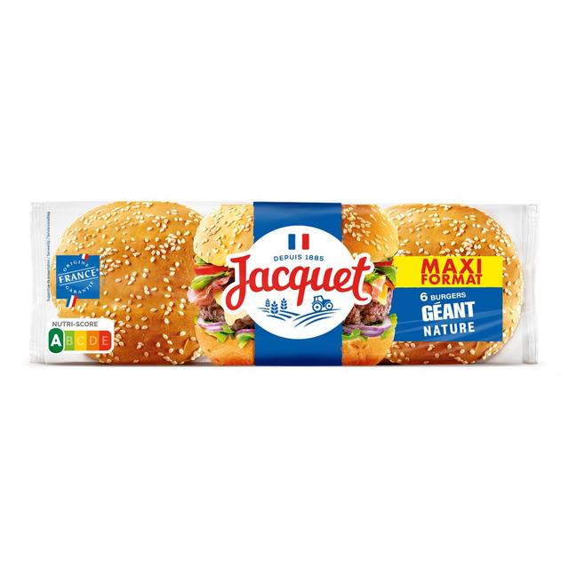 3029330801917 - Jacquet - Pain Burger Géant Nature