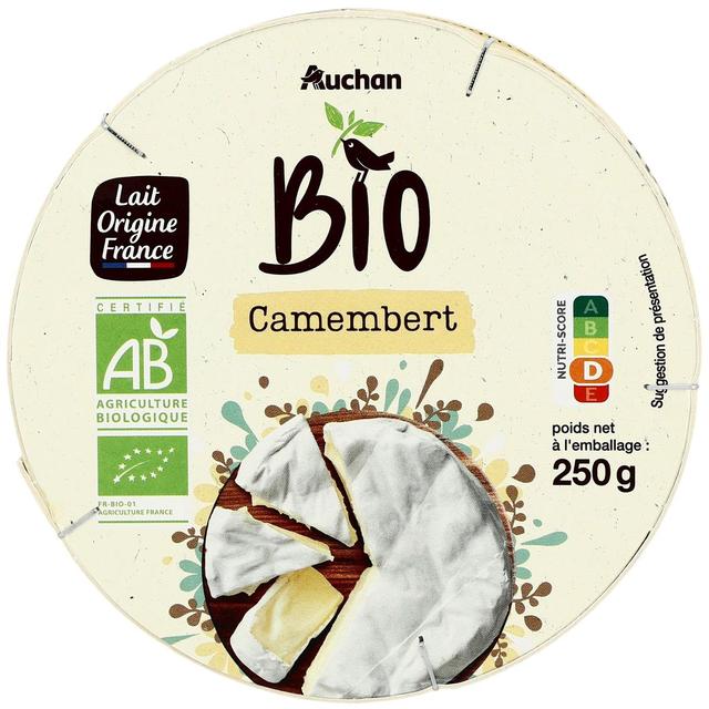 3596710432417 - Auchan BIO - Camembert moulé à la louche bio