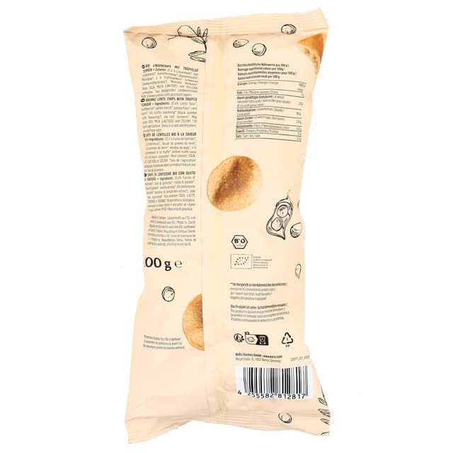 4255582812817 - Koro - Chips de lentilles saveur truffe bio