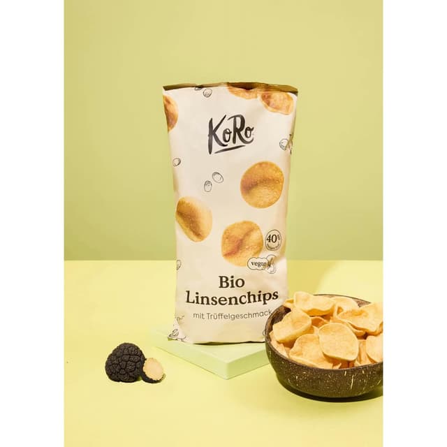4255582812817 - Koro - Chips de lentilles saveur truffe bio