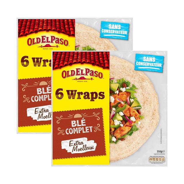 2050000393617 - Old el Paso - 6 galettes wraps de blé complet