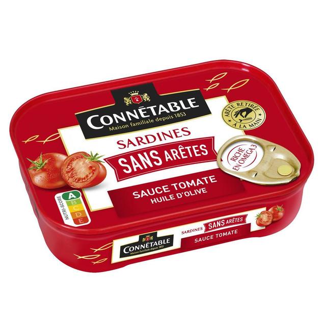3263670126617 - Connetable - Sardines sans arêtes sauce tomate à l'huile d'olive vierge extra