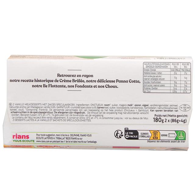 3184670006917 - Rians - L'Oncteux Vanille Speculoos