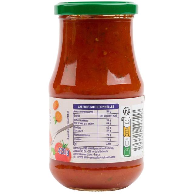 3596710448517 - Auchan - Sauce tomate cuisinée en bocal