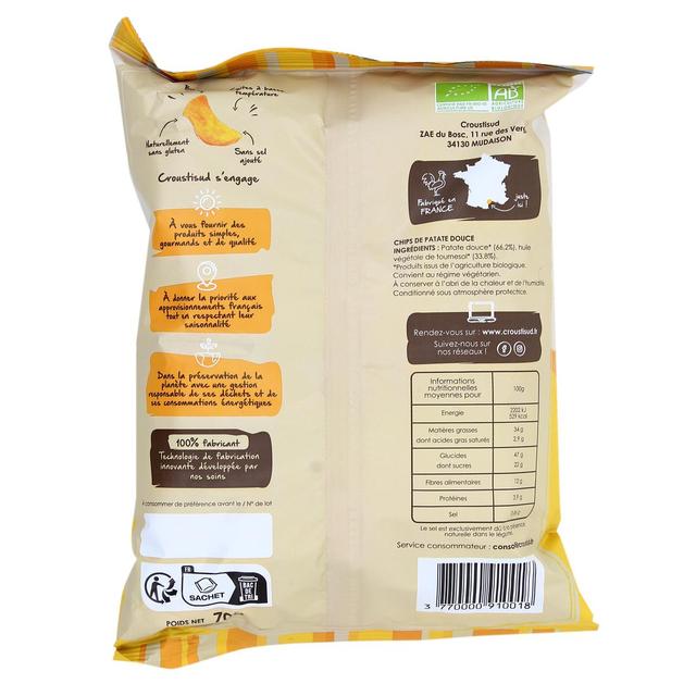3770000910018 - Croustisud - Pétales de patate douce Bio